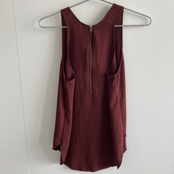Aritzia A-line Maroon Blouse - Picture 5 of 12